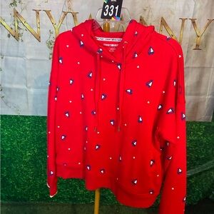 #331 Tommy Hilfiger Sport Heart Print Hoodie – XL